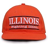 The Game NCAA Illinois Fighting Illini, Unisex Retro Bar Design Hat, Adjustable, One Size