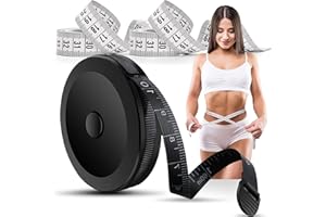 Body Measuring Tape 1.5m Retractable Dual Sided Soft Tape Measure Ruler for Measuring Fabric Tailor and Sewing, 3 Pcs 60inch