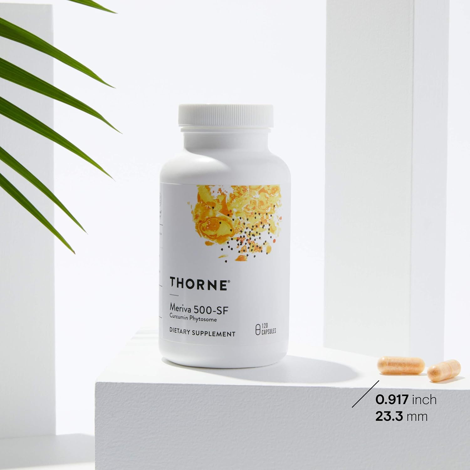 Thorne Research - Meriva 500-SF (Soy Free) - Curcumin Phytosome Supplement - 120 Capsules: Health & Personal Care