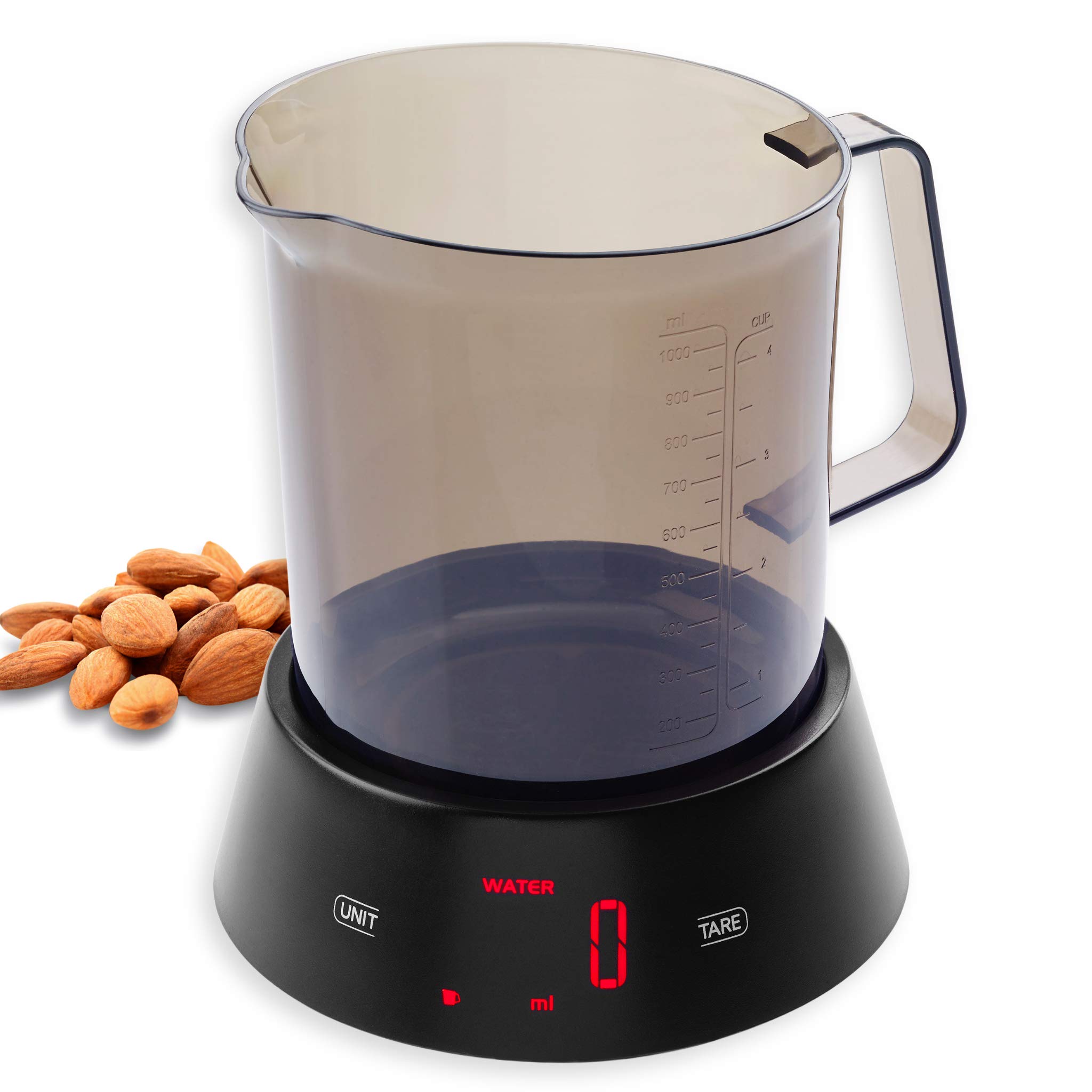 ADE KE1824 Measuring Cup 3 L Polycarbonate – Cups for Measuring (3 L, g, ml, oz, Polycarbonate, Black, Brown, 145 mm, 172 mm)