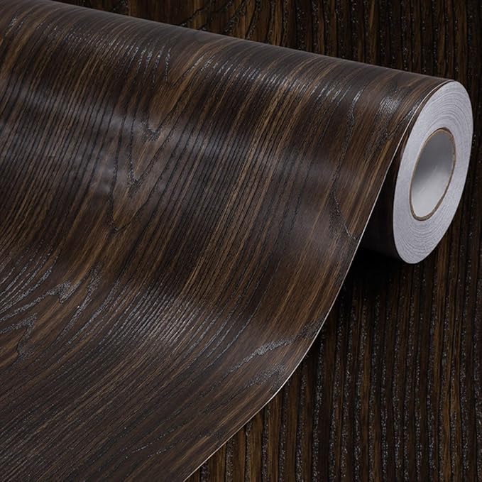 Faux Wood Grain Contact Paper Self Adhesive Vinyl Shelf Liner Covering