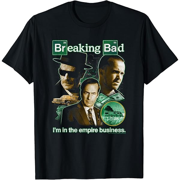 Amazon.com: Breaking Bad Walter White with Logo T-Shirt Small