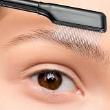 Rumyve 2Pcs Fine Tooth Steel Lash Combs Eyelash Separator Brow Groomers Black view 5