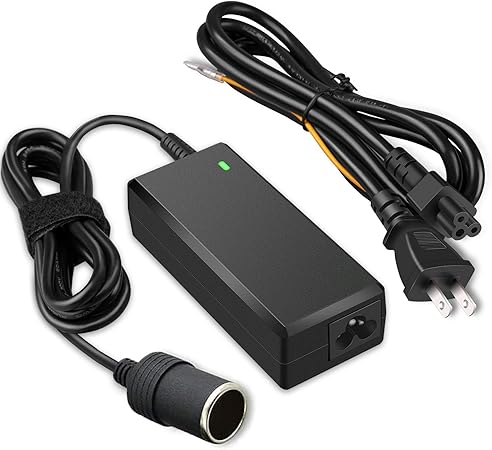 Amazon 100v 12v Ac Dc 変換アダプター 5a 60w車載dvdプレーヤー 車載mp3プレーヤー 車用bluetooth Fmトランスミッター 車用空気洗浄機 車用加湿器 車用電話など出力60w未満の車載電気製品対応 100cm Pse認証 1年保証 インバーター コンバーター 車 バイク