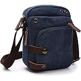 Collsants Mini Crossbody Bags for Women and Men - Small Purses and Handbags - Travel Bag - Canvas Shoulder Purse