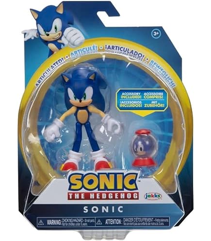 Sonic The Hedgehog 4-inch Chaos Action Figure with Master Emerald