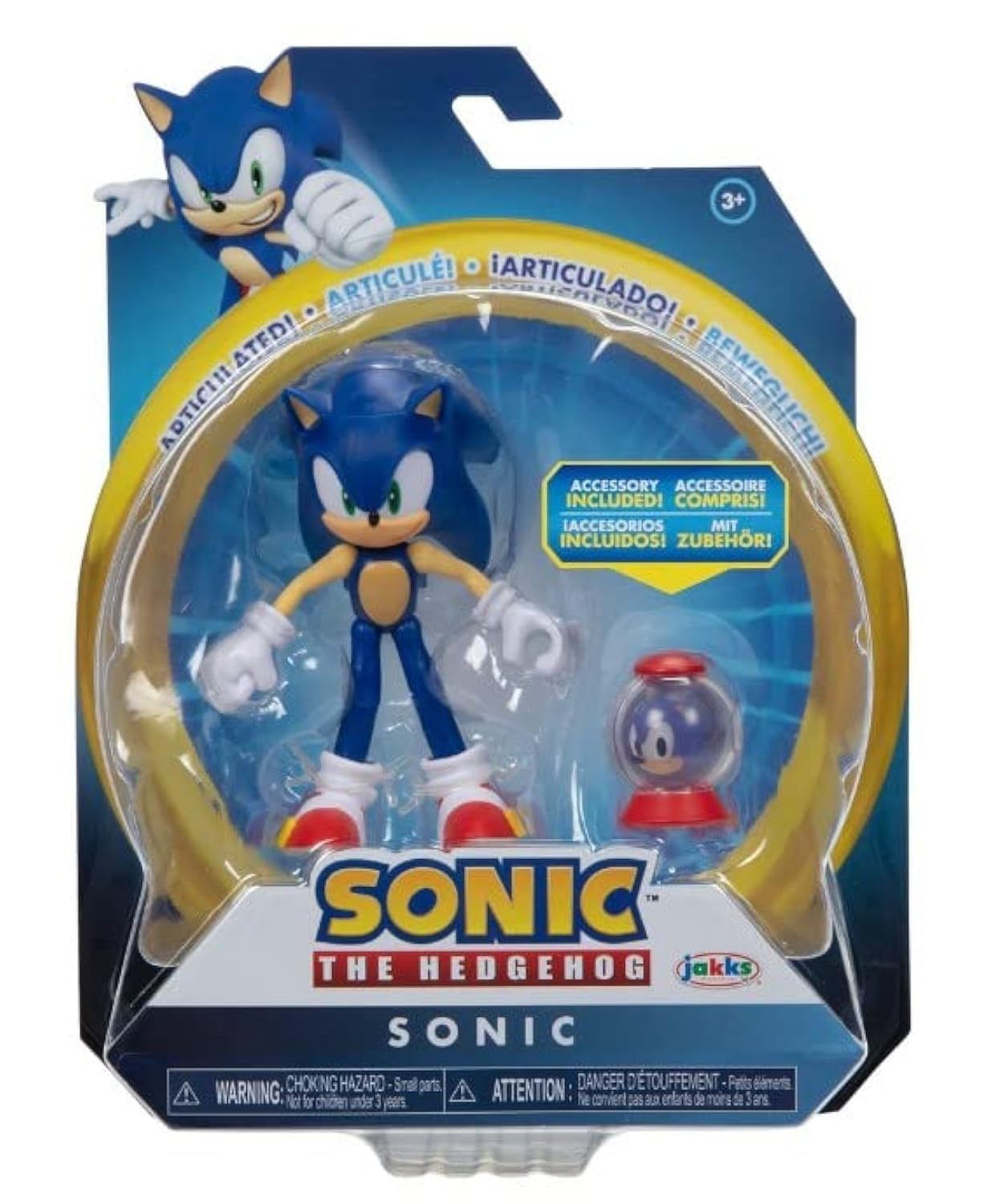 Sonic The Hedgehog 4" Articulated Action Figure Collection (Choose Figure) (Sonic 2.0) — image 1