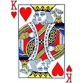 Bicycle Playing Card Force Deck Blue Back (Hearts, King)
