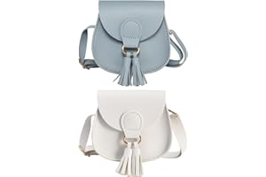 SOTOGO 2 Pieces Little Girls Purses Toddler Crossbody Purse Princess Purses Handbags Cute Girl Wallets Mini Shoulder Crossbody Bags for Kids