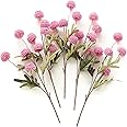 Floroom 12pcs Sage Green Faux Silk Chrysanthemums - Artificial Flowers With Stems For DIY Wedding & Home Decor