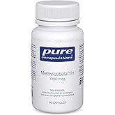 Pure Encapsulations Methylcobalamin 1,000 mcg - Vitamin B12 Supplement - Premium Vitamin B12 Capsules - 60 Capsules