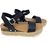Soda Womens VALETT Open Toe Casual 