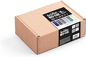 Speedball Mid-Fire Sampler Set, New Colors (6-Pack) 4 Fl Oz Jars for Pottery and Ceramics, Food Safe