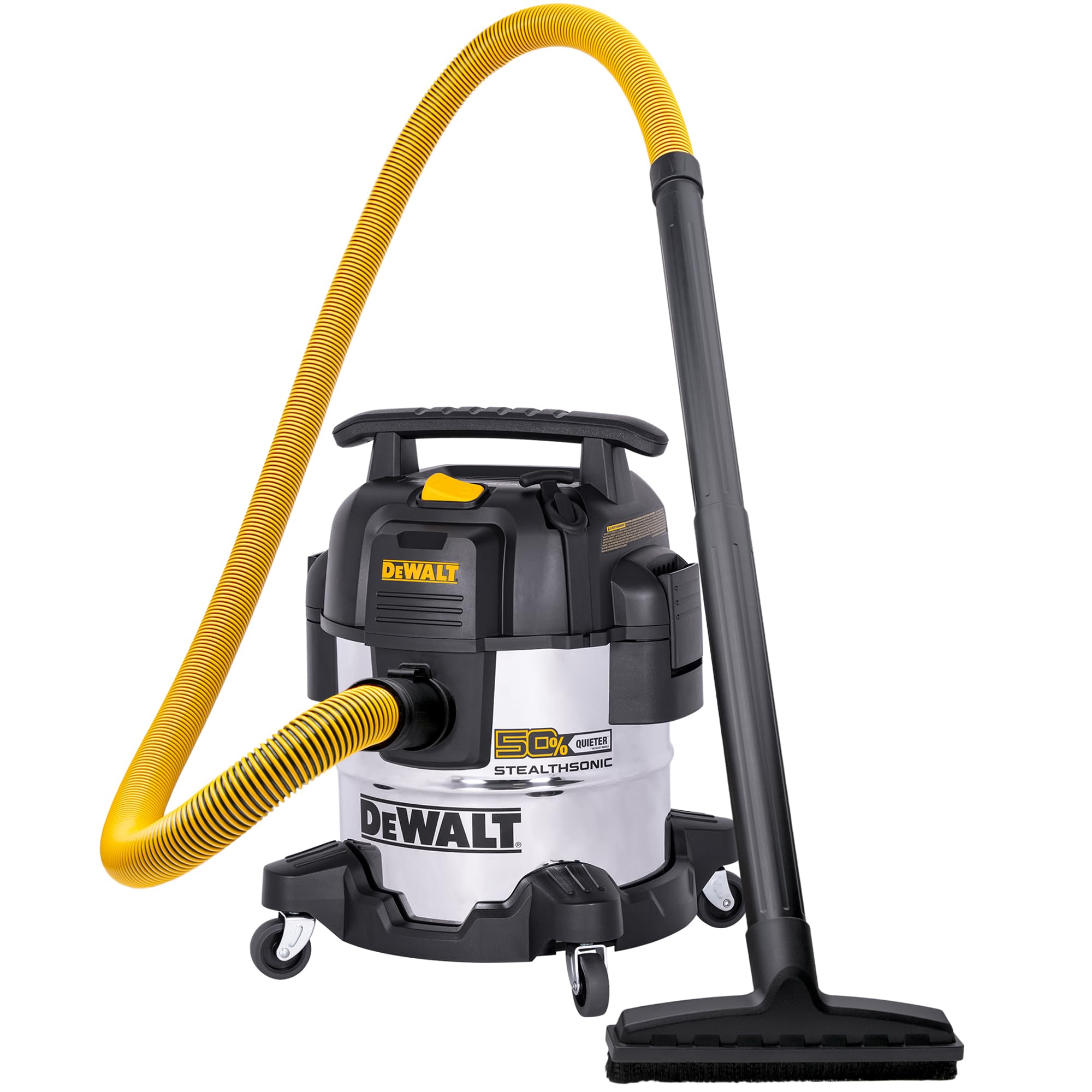 DEWALT Stealthsonic Shop Vacuum Wet And Dry, 5 Gal 4 Seychelles