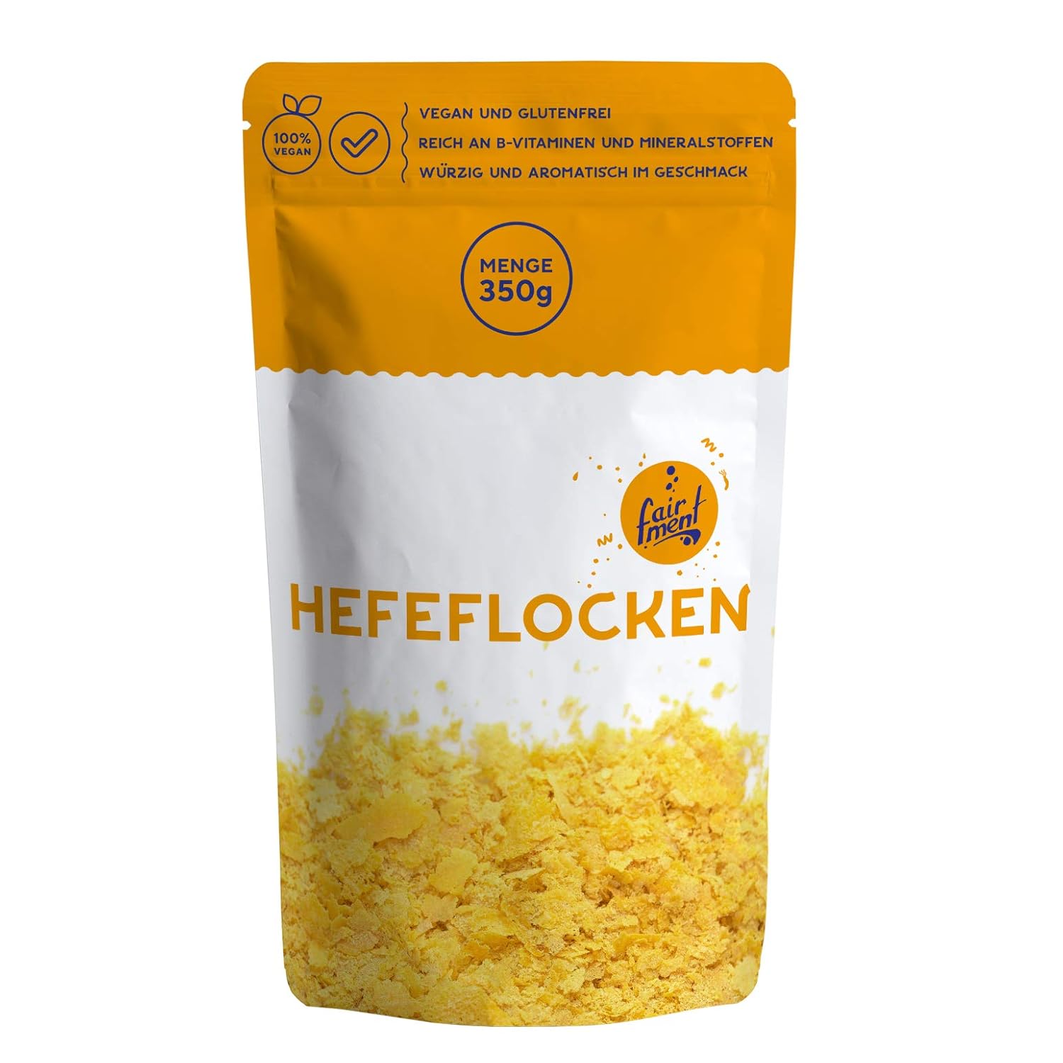 Fairment Hefeflocken 350g - vegane Nährhefe mit extra Vitamin B12 - inklusive yeast flakes-Ratgeber und Rezeptheft: Amazon.de: Lebensmittel & Getränke - 