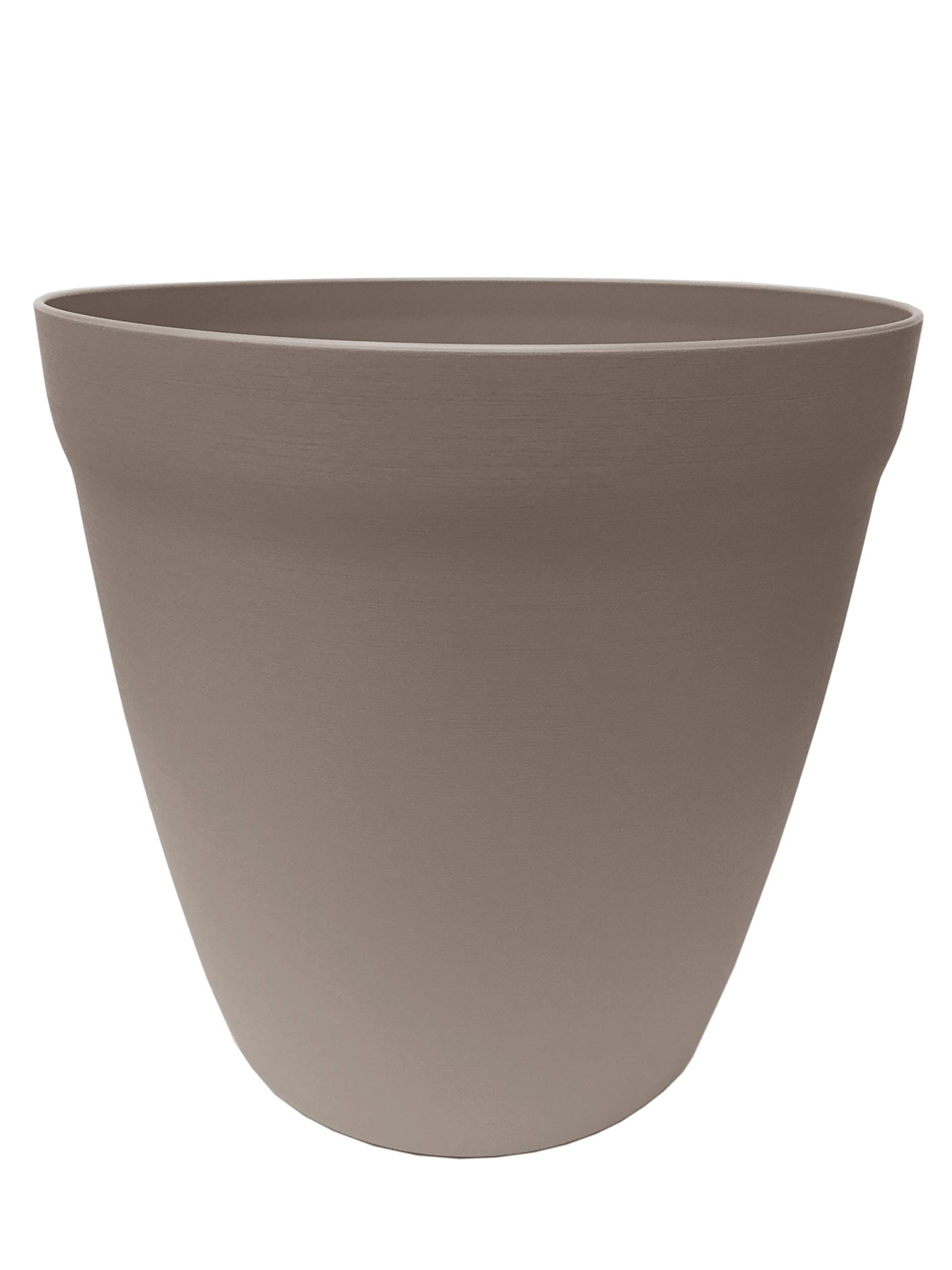 Poetic Round Plant Pot, 20cm Diameter, Limestone