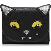 Betsey Johnson Black Cat Bifold Wallet