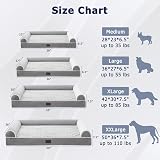 WESTERN HOME Large Orthopedic Dog Bed with Washable Cover Grey 127 x 91 cm view 6
