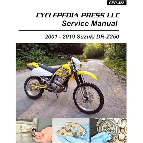 1990-1999 Suzuki DR350 DR250 Cyclepedia Printed Motorcycle Service