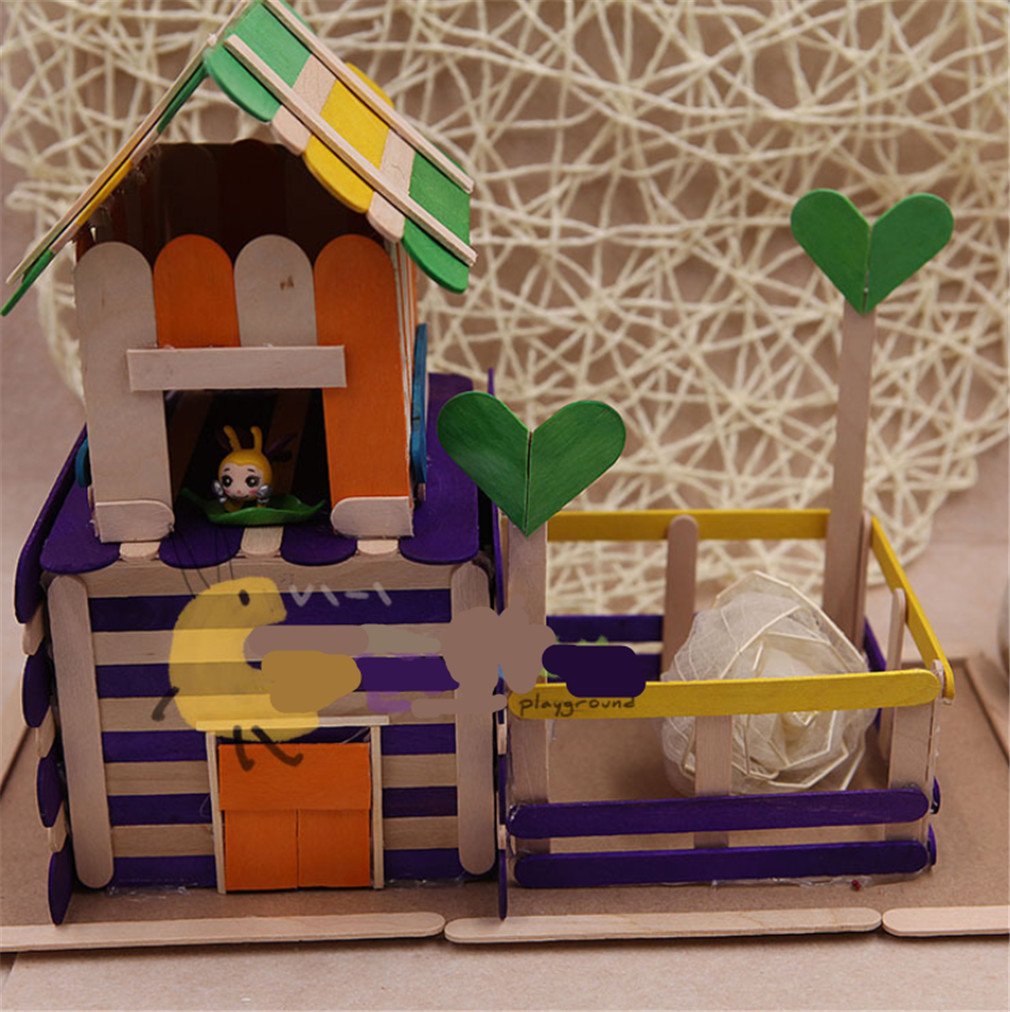 ice cream stick doll house