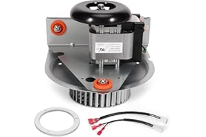 VORGENS J238-150-1571 Furnace Draft Inducer Blower Motor Assembly, Fit for Jakel J238-150-1571, HC21ZE117-B, HC21ZE117, 318984-753 Carrier Bryant Blower Motor - with Blower Wheel & Mounting Bracket