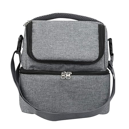 AXDF Bolsa De Almuerzo Reutilizable,Tela Oxford Doble Hombro ...