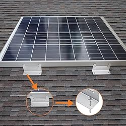 SUNMAK 4 Units per Set Solar Panel Mounting Z