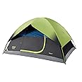 Coleman Sundome Dark Room 4/6 Person Tent, Blocks 90% of Sunlight to Keep Inside Cool, Weatherproof Tent with Rainfly Sets Up in Minutes