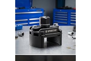 Adjustable Oil Filter Wrench, 60mm to 80mm (2-3/8" to 3-1/8") Universal Oil Filter Removal Tool, 1/2" Drive Compatible
