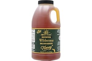 Honey Feast - Subtropical Wilderness Honey 3lb - Embrace this Raw and Unfiltered Small Batch Beekeeper Treasure