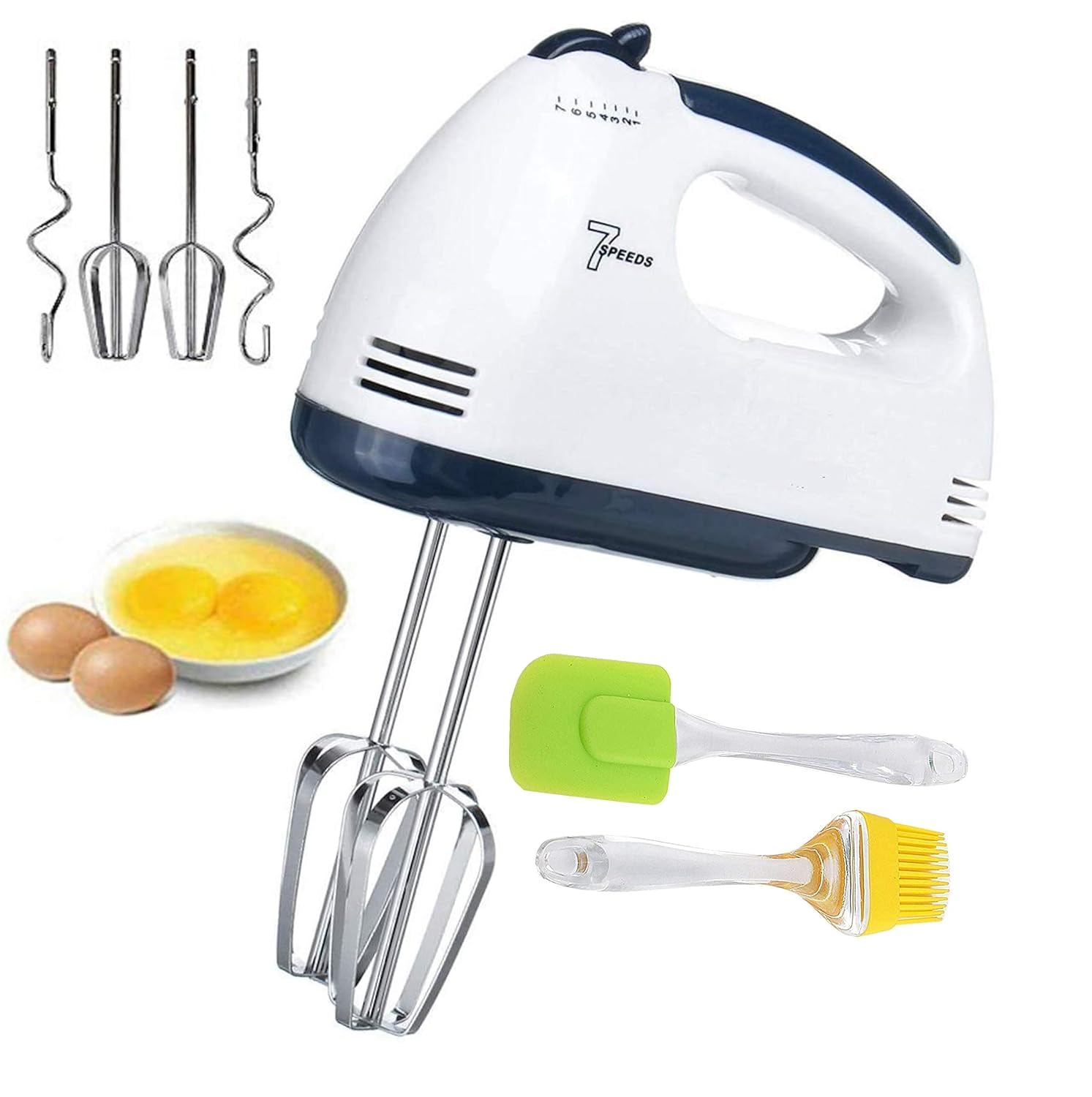 Buy JONTUS Electric hand mixer egg beater machine for cake and whipping cream 7 speed (260watt