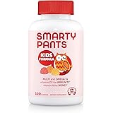 SmartyPants Kids Formula Daily Gummy Multivitamin: Vitamin C, D3, and Zinc for Immunity, Gluten Free, Omega 3 Fish Oil (DHA/E