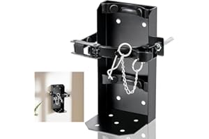 TOGJNDLL New 10 LB Fire Extinguisher Mount, Heavy Duty Fire Extinguisher Bracket St12 Steel, Fits 10lb Dry/5lb CO2 Extinguisher, for Truck Garage Boat, Replaces Amerex 809, 3-Yr Service
