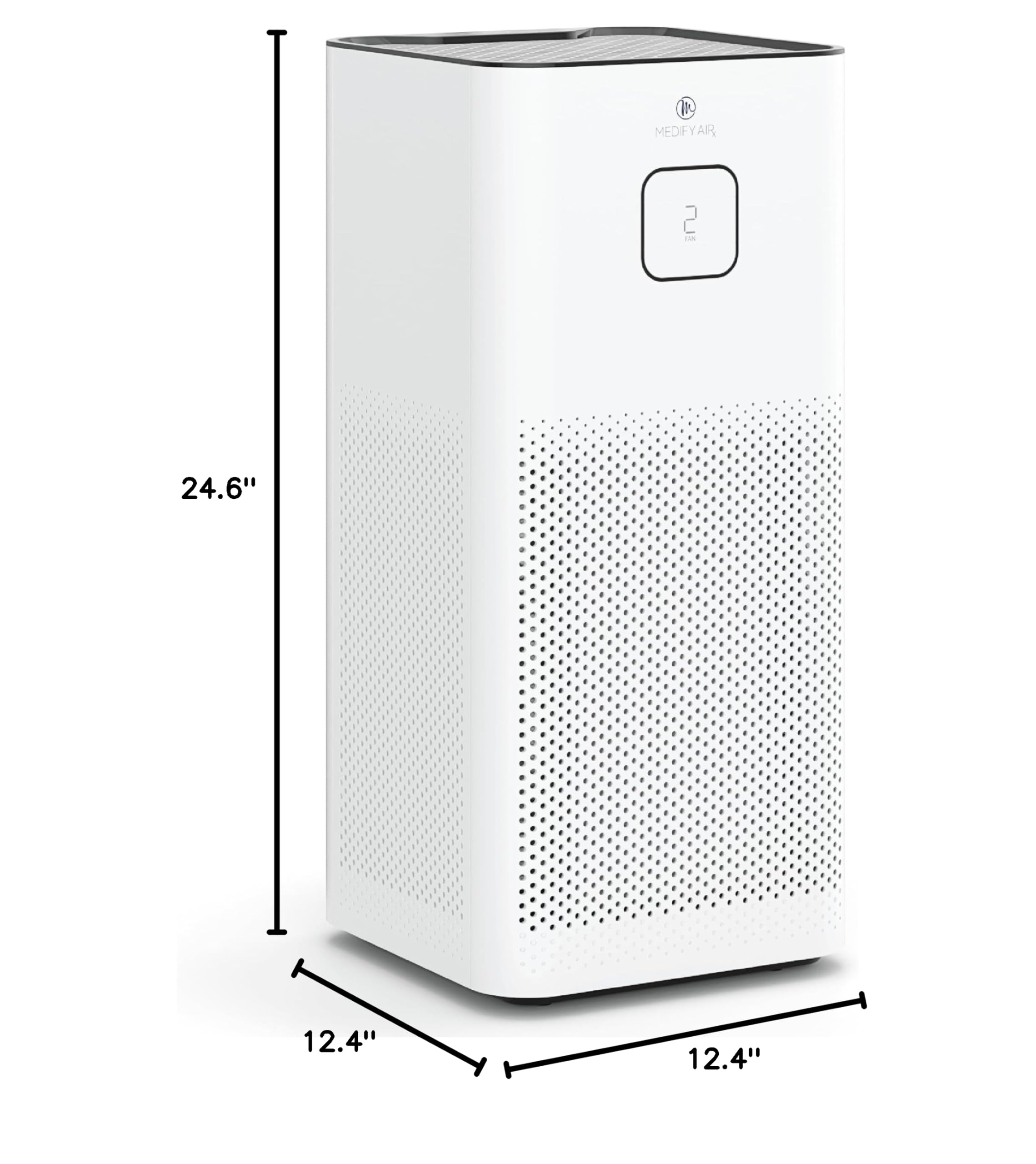 Medify MA-50 Air Purifier V3.0 with True HEPA H13 Filter | 2,640 ft² Coverage in 1hr for Smoke, Wildfires, Odors, Pollen, Pets | Removal to 0.1 Microns | White, 1-Pack