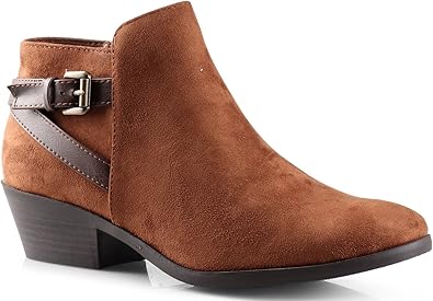 cowgirl ankle boots low heel