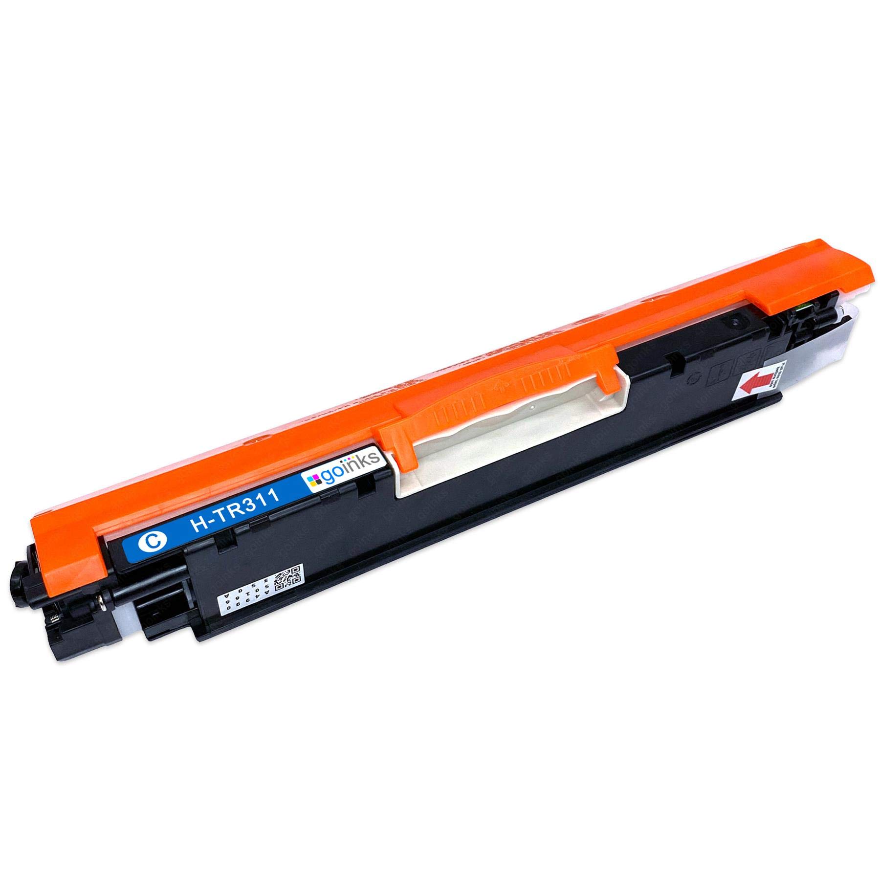 1 Go Inks Cyan Laser Toner Cartridge to replace HP CE311A (126A) Compatible/non-OEM for use with HP Colour LaserJet, Laserjet Pro & TopShot Laserjet Printers, Standard Capacity