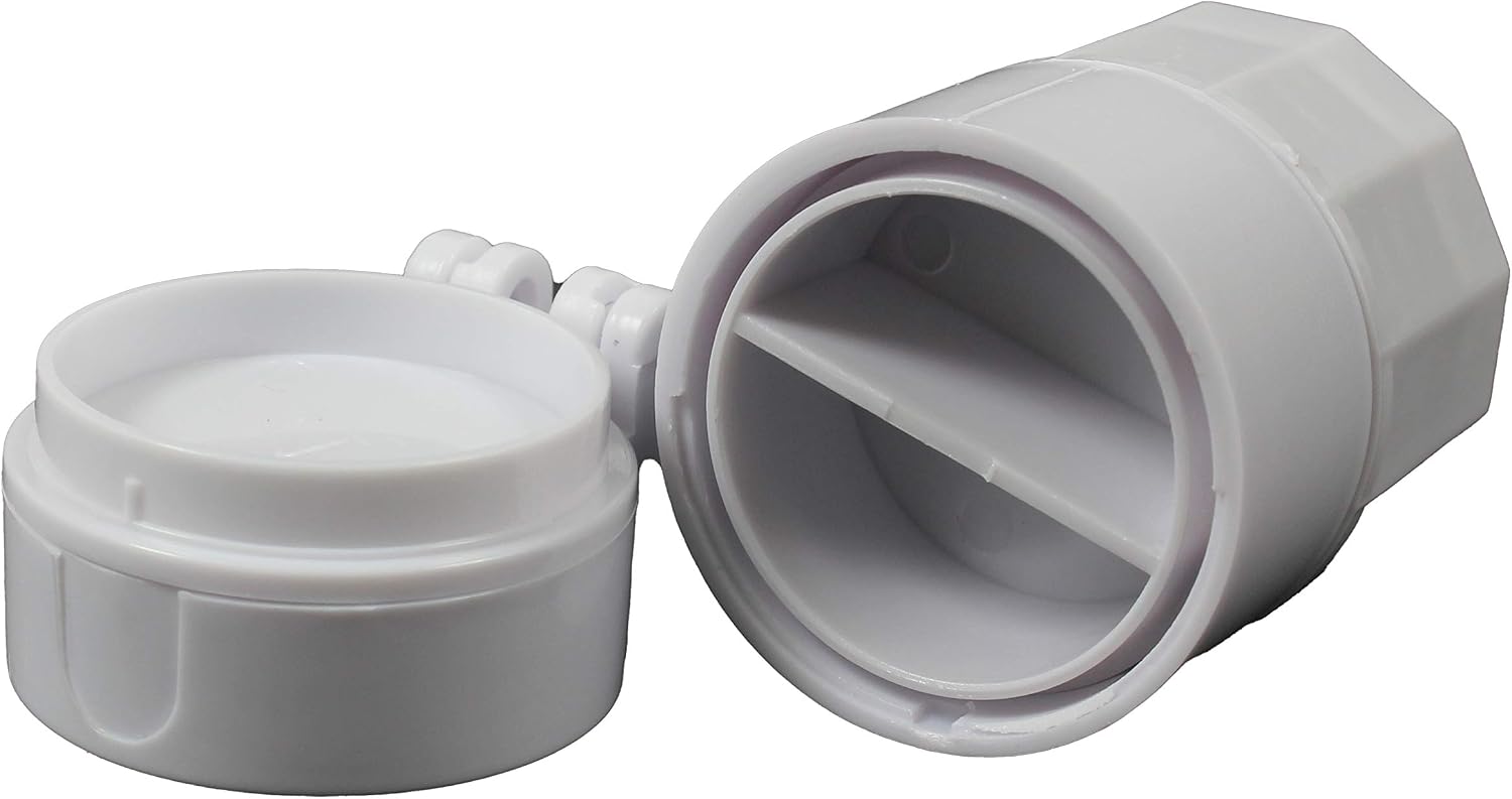 TOP Med Pill Grinder, Pill Box and Splitter 1 Count, Grey - Image 4