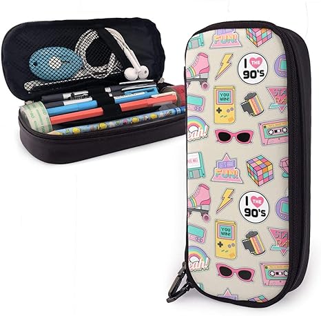 Amazon Co Jp 90年代のファッショントレンド 文具バッグ ペンケース ペン立て 多機能 高級puレザー ペンポーチ 男女兼用 ペンシルバッグ 大容量 筆箱 化粧ポーチ 万年筆ケース 高校生 小学生 触発された ファッションバッグ ホーム キッチン