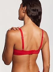DOBREVA Women's Unlined Balconette Bra Underwire