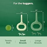 Earth Rated Tug of War Dog Toy Small Green Interactive Pull Toy view 3