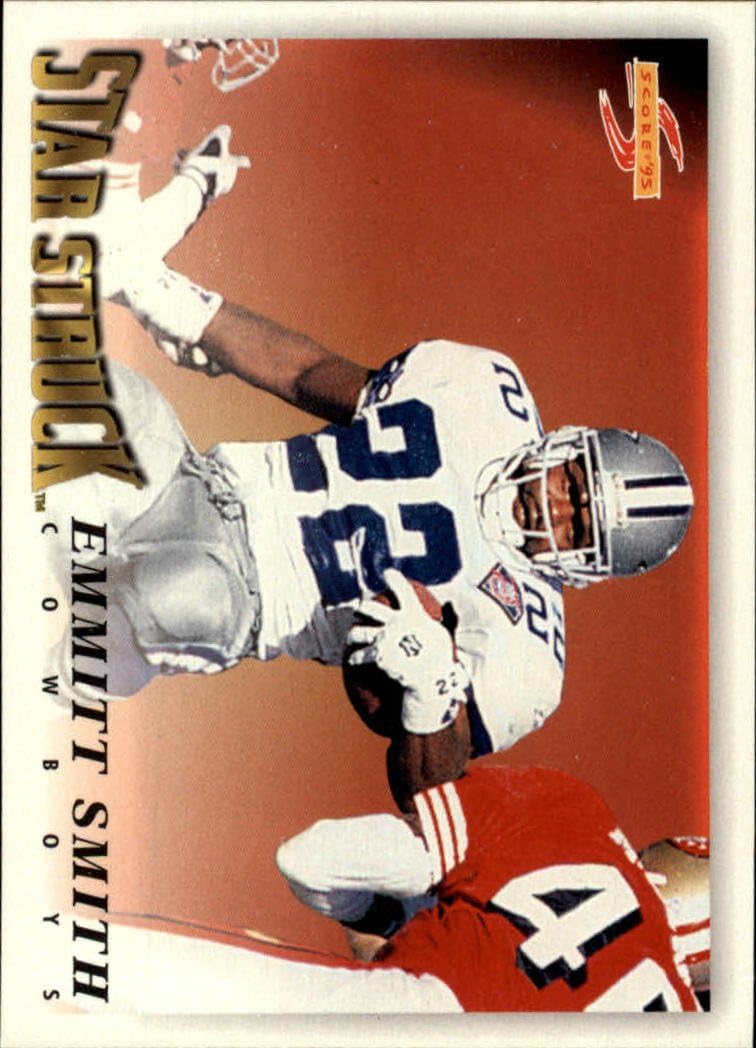 1995 Score Football Card 206 Emmitt Smith Collectibles