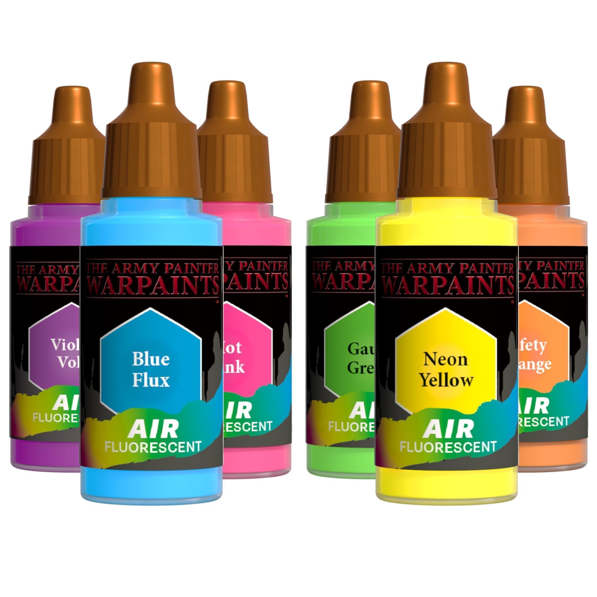The Army Painter, Air Triads Fluorescents - Airbrush-Ready Paint with 6 x 18 ml Pre-thinned Acrylic Spray Paints - Paint Sprayer Paints for D&D & Warhammer Miniatures — image 1
