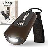 Energizer Jeep Mini LED Flashlight Keychain with Touch Tech, 25 Lumens, Compact Portable Light with switchless Control for An