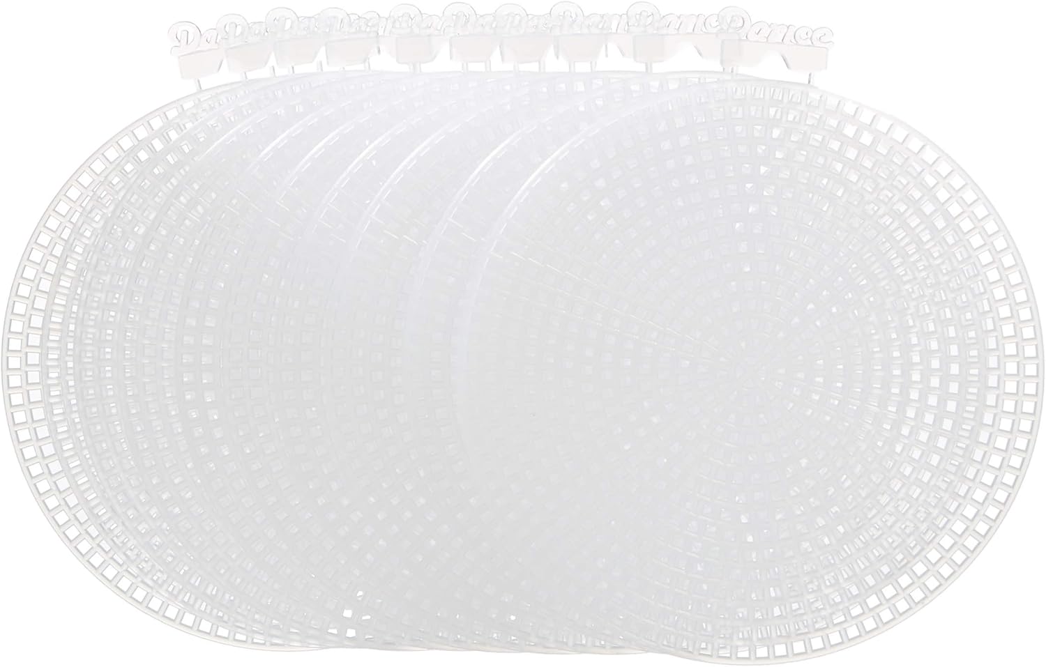 Darice Round Plastic Canvas, Clear, 18 x 13 x 4 cm, 4 Inches - Image 3