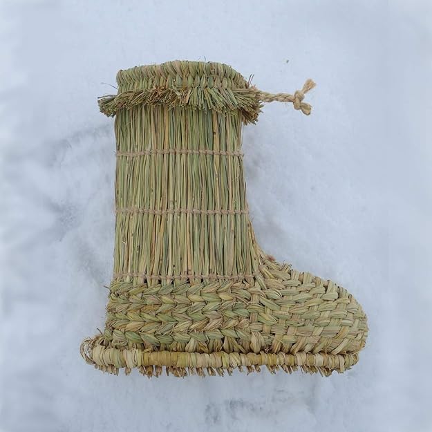 Amazon わらぐつ 約25cm 雪国で手作り シューズ バッグ