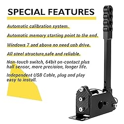 64 Bit USB Handbrake PC Handbrake for Sim Racing