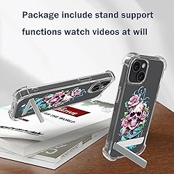 Ecute Anchor Case for iPhone 15 with Stand,Drop