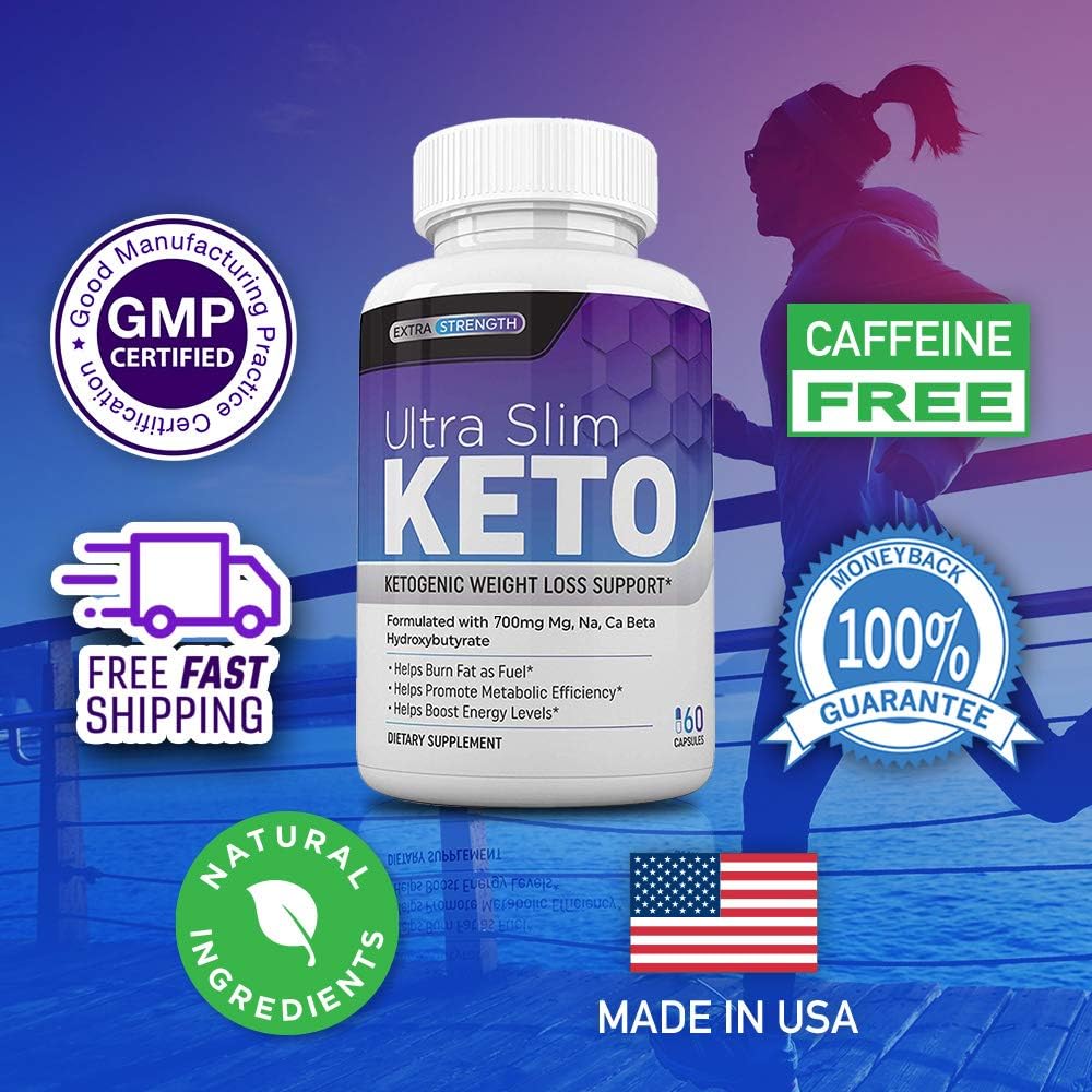 Ultra Slim Keto Diet Pills with MCT Oil, 7 Keto DHEA Burn Fat Fast