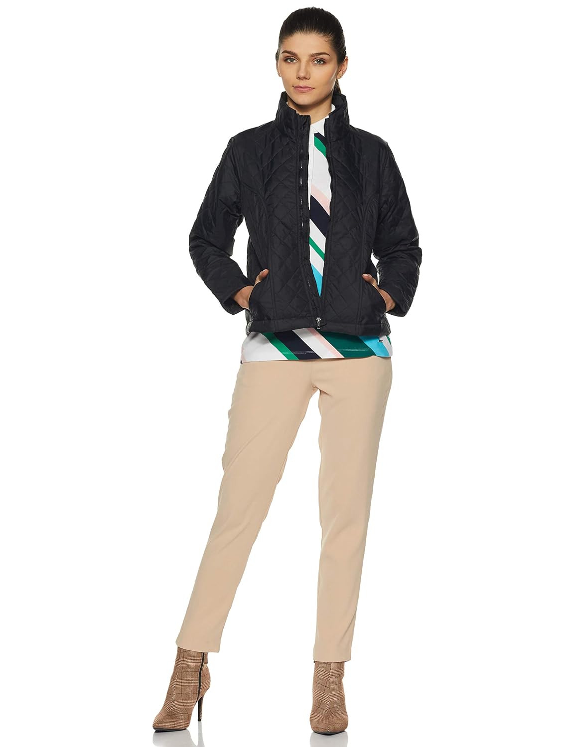 van heusen woman women's blouson jacket