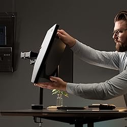 VIVO Full Motion Dual Monitor Desk Mount Clamp